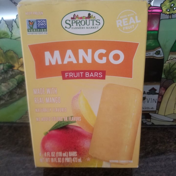 photo of Sprouts Farmers Market Mango Fruit Bars shared by @veganfoodie01 on  23 Sep 2020 - review