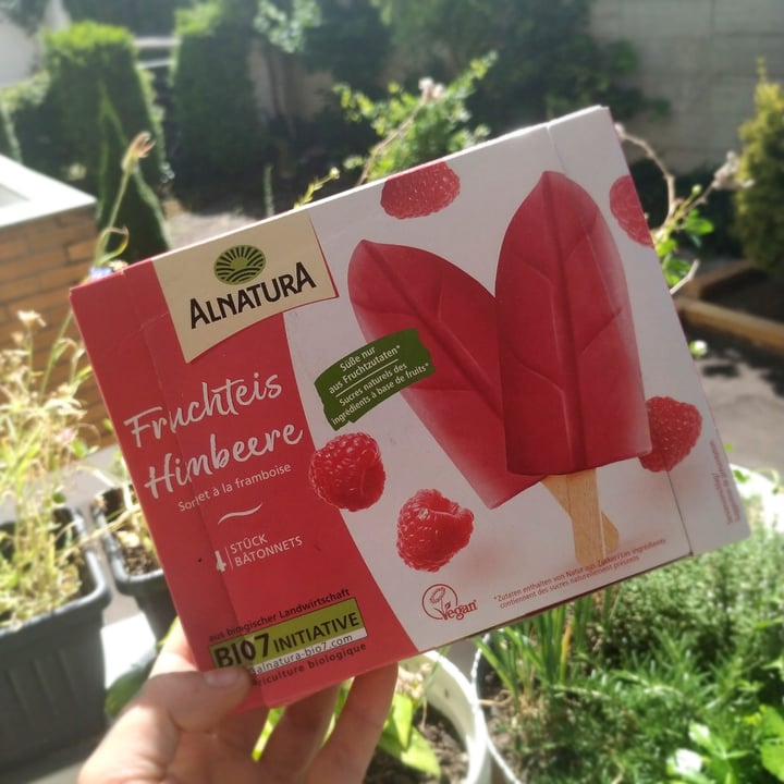 photo of Alnatura Fruchteis Himbeere shared by @annegrete on  22 Jul 2021 - review