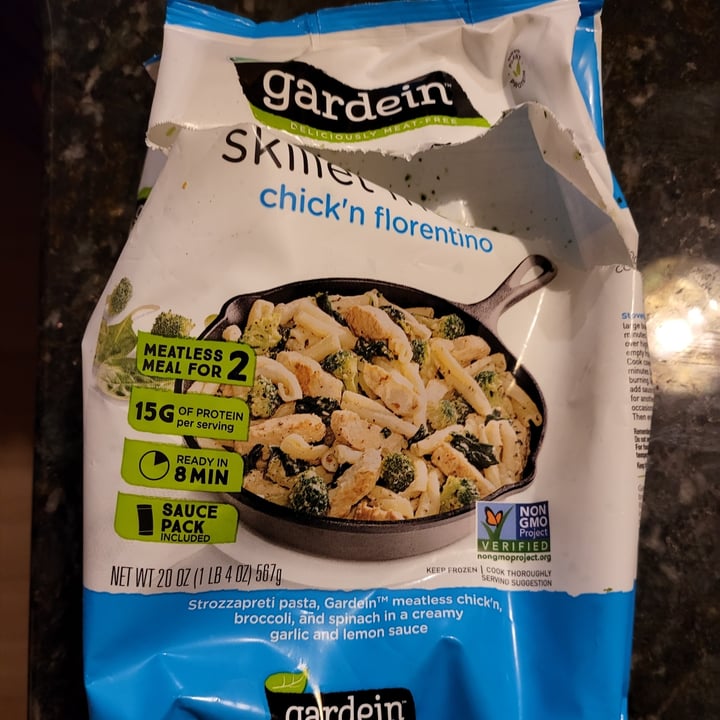 photo of Gardein Skillet Meals Chick’n Florentino shared by @marlacriley96 on  21 Feb 2022 - review
