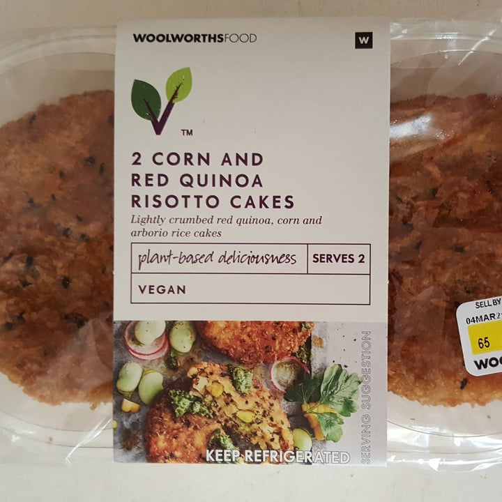 photo of Woolworths Food 2 Corn and Red Quinoa Risotto Cakes shared by @hippiegirl on  03 Mar 2021 - review