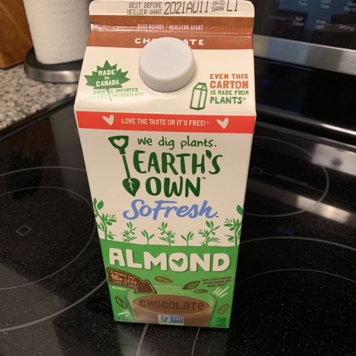 review photo of Earth's Own So Fresh Almond Chocolate shared by @lindsayh14 on 30 Jun 2021 - review