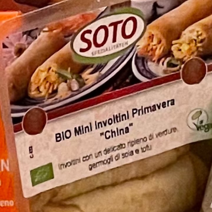 photo of Soto Bio involtini primavera china shared by @saradolce on  13 Mar 2022 - review