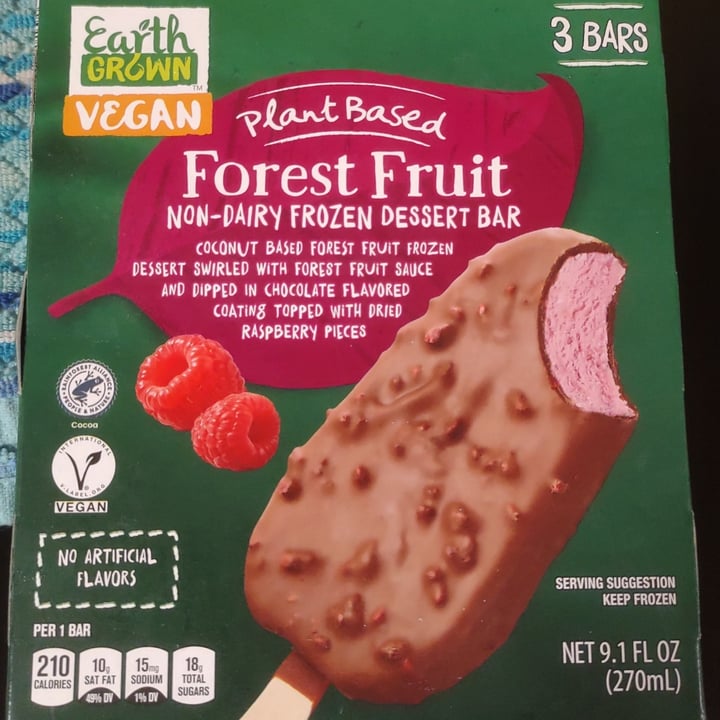 photo of Earth Growth Forest Fruit Bars shared by @beluech on  24 Oct 2022 - review