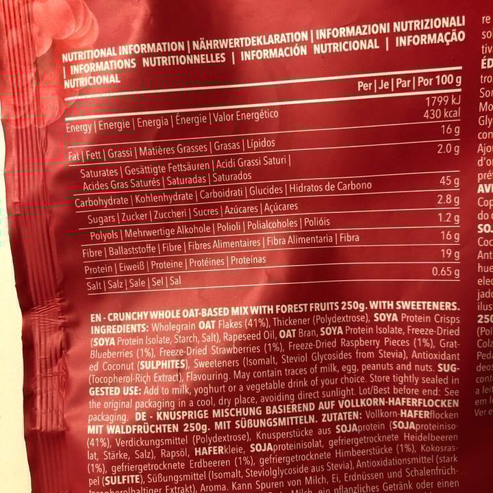 review photo of Prozis Protein Granola Forest Fruits shared by @claudiaalmeida on 11 Oct 2022 - review