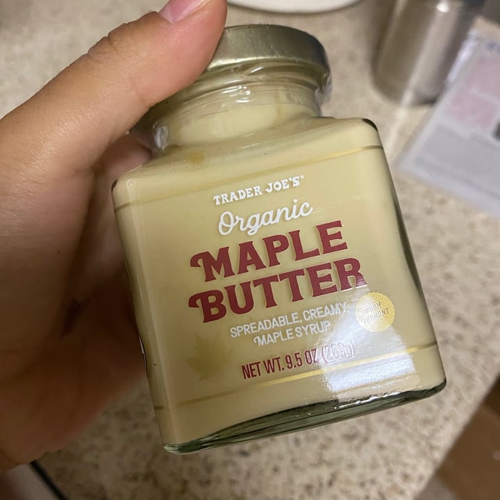 photo of Trader Joe's Organic Maple butter shared by @veganzzz on  28 Sep 2020 - review