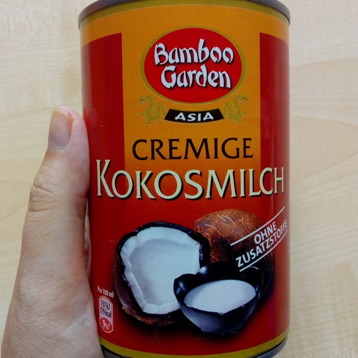 photo of Bamboo Garden kokosmilch shared by @ultraviolett20 on  20 Oct 2022 - review