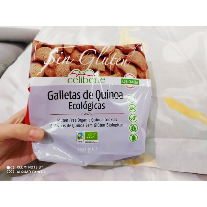 photo of Celibene Galletas de quinoa ecológica shared by @veganinlove on  29 Oct 2020 - review
