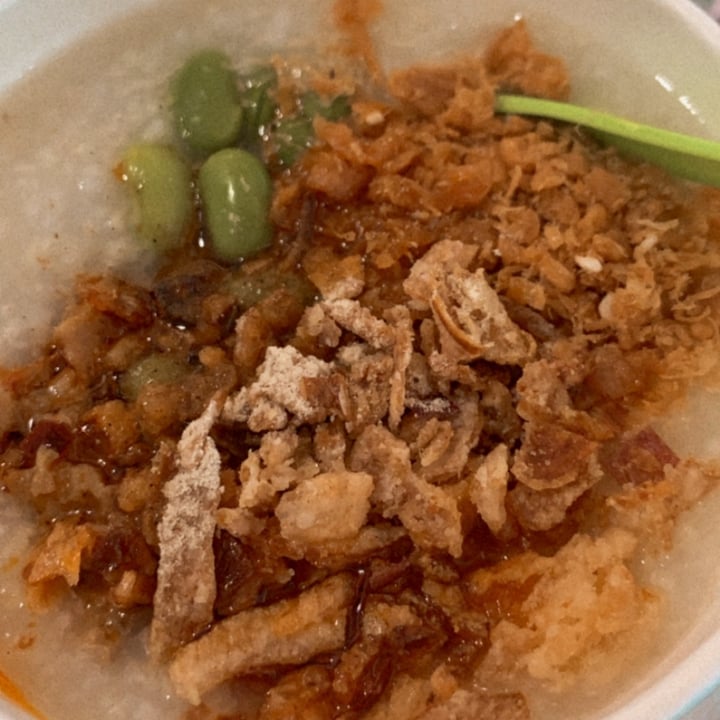 photo of Mr Bean - One North MRT spicy minced chicken & mushroom soy porridge shared by @xiao-mantouu on  04 Nov 2020 - review