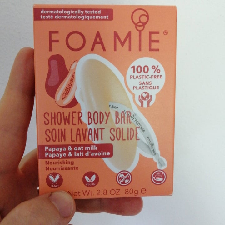 review photo of Foamie Papaya & Oat Milk 2in1 Body Bar shared by @cycadee on 08 Jun 2022 - review