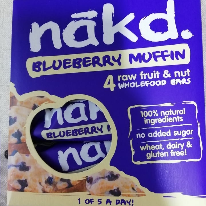 photo of Nākd. Blueberry Muffin shared by @mari111 on  12 Aug 2022 - review