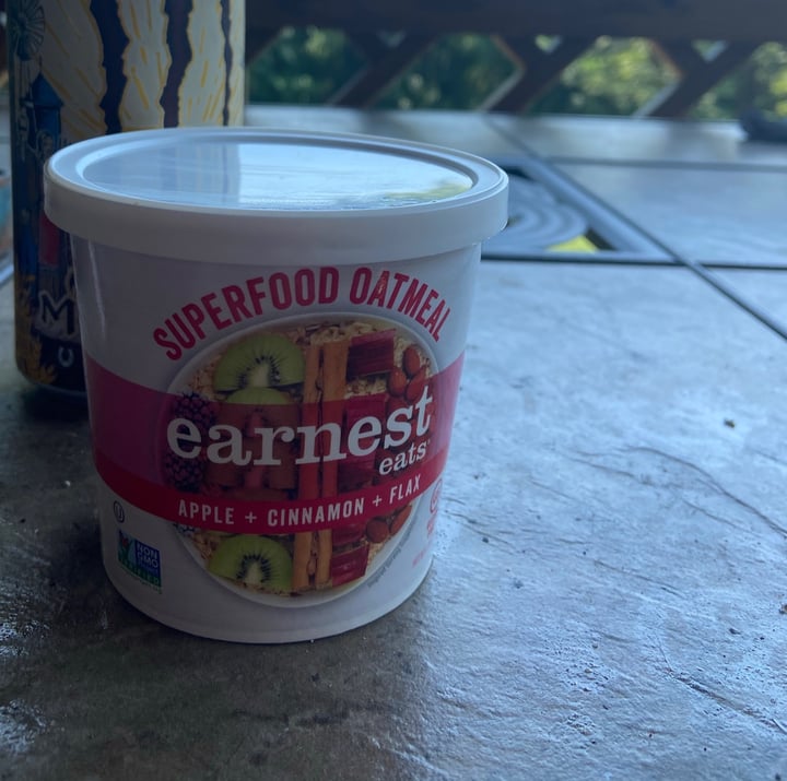 photo of Earnest eats Superfood Oatmeal Apple Cinnamon Flax shared by @demidoll on  06 Jul 2020 - review