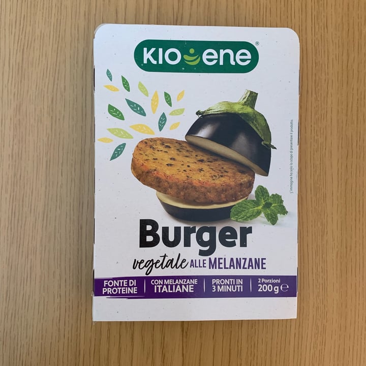 photo of Kioene Burger vegetale alle melanzane shared by @elisagiarola on  22 Mar 2022 - review