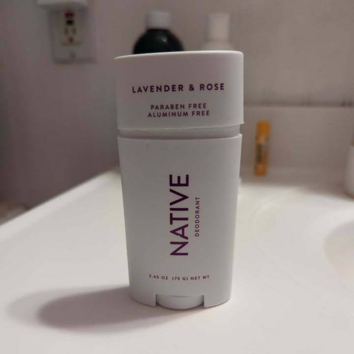 photo of Native Lavender & Rose Deodorent shared by @kaleymeister on  24 May 2022 - review