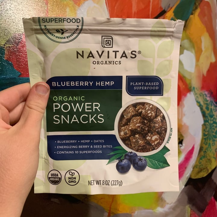 photo of Navitas Blueberry Hemp Organic Power Snacks shared by @stargazer00742 on  18 Aug 2022 - review