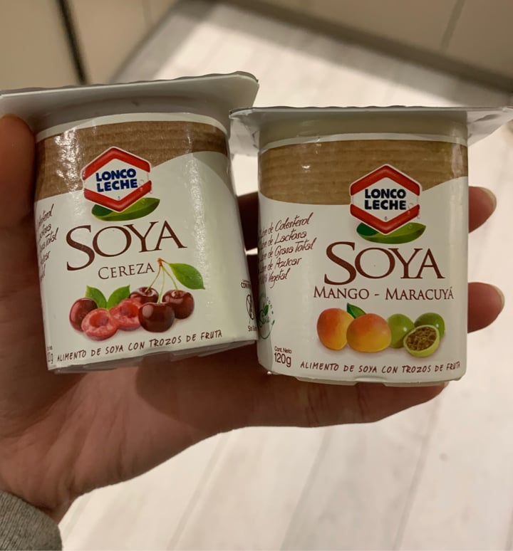 review photo of Lonco Leche Soya Mango Maracuyá Yogurt shared by @danileonruz on 01 Aug 2020 - review