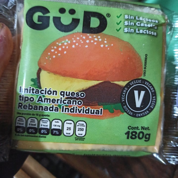 photo of GüD Imitación Queso tipo Americano shared by @earthling-23 on  30 Jul 2020 - review