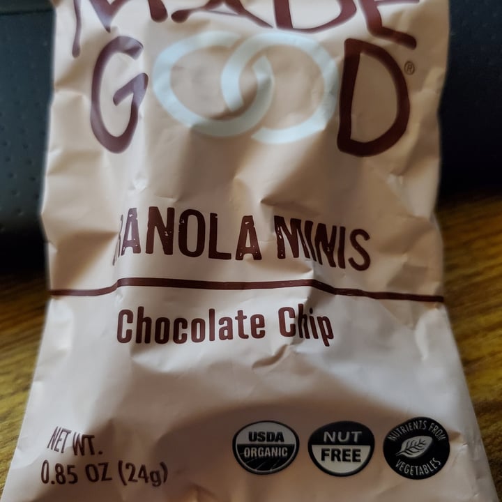 photo of Made Good Chocolate Chip Granola Minis shared by @findingnewways on  26 May 2022 - review