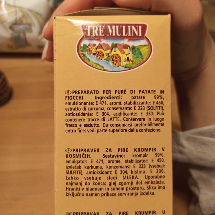 photo of Tre Mulini Preparato per purè di patate in fiocchi shared by @danidi90 on  21 Apr 2022 - review