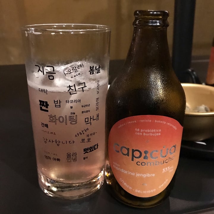 review photo of Capicúa Combucha Sabor Mandarina Jengibre shared by @silvialaveg on 17 Aug 2022 - review