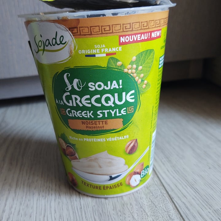 photo of Sojade So Soja! À la Grecque - Greek Style Noisette - Hazelnut Soya Yogurt alternative 400g shared by @leniv on  24 Apr 2021 - review