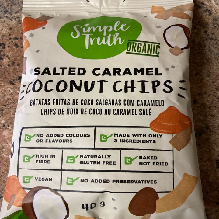 photo of Simple Truth Salted caramel coconut chips shared by @garethlawrence on  15 Oct 2021 - review