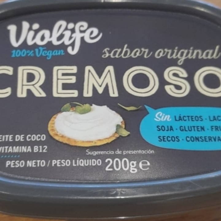 photo of Violife Queso Untable Cremoso sabor Original shared by @marticaluni on  14 Oct 2022 - review