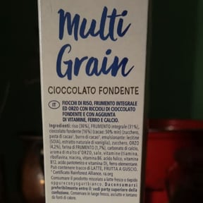 Barrette Multi Grain ai cereali e cioccolato fondente TRE MULINI 126g (6 x  21g) in dettaglio