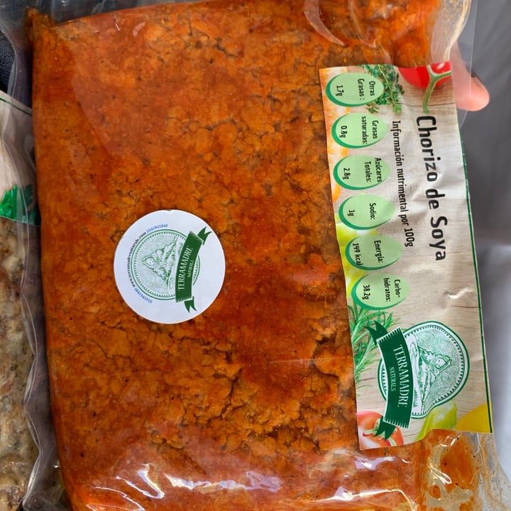 photo of Terramadre Naturals Chorizó De Soya shared by @fridamabu on  23 Nov 2020 - review