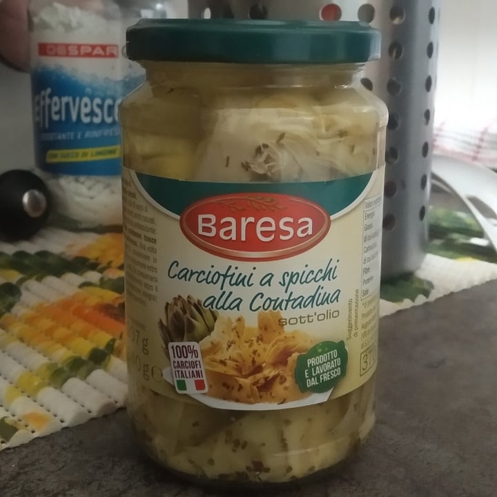 photo of Baresa Carciofini a spicchi sott’olio shared by @macca95 on  13 May 2021 - review