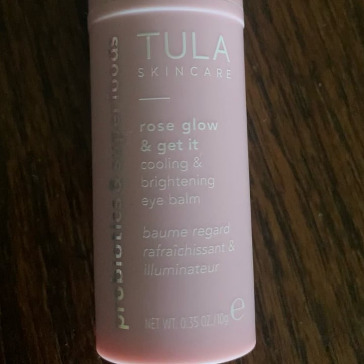 review photo of Tula Skincare eye balm rose glow e get it shared by @julianabee on 10 May 2022 - review