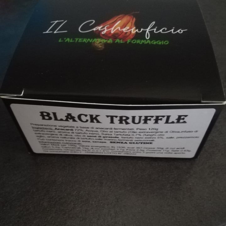 photo of Il CashewFicio Black Truffle shared by @letimaewhite on  10 Apr 2022 - review