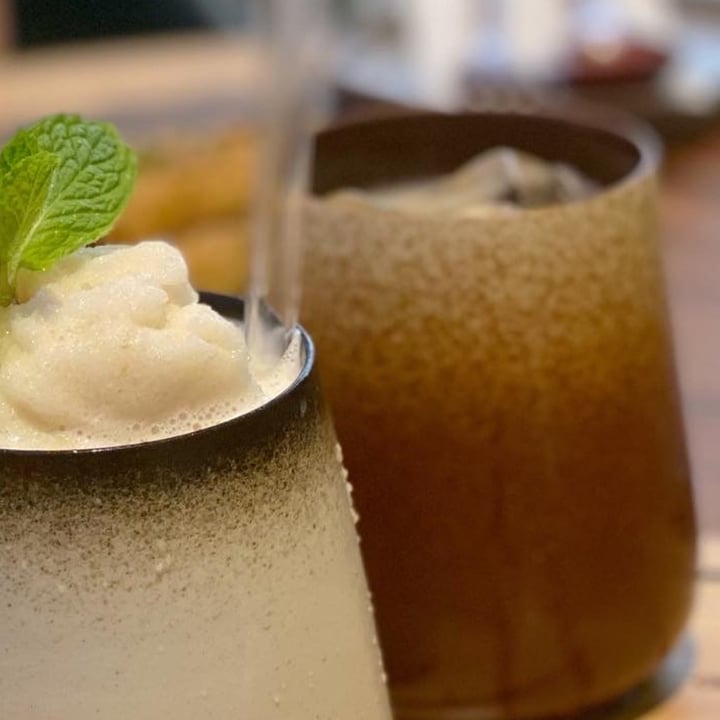 review photo of Am I Addicted - Pottery Studio & V Cafe Sweet Potato Latte shared by @peasfulpea on 16 Feb 2022 - review