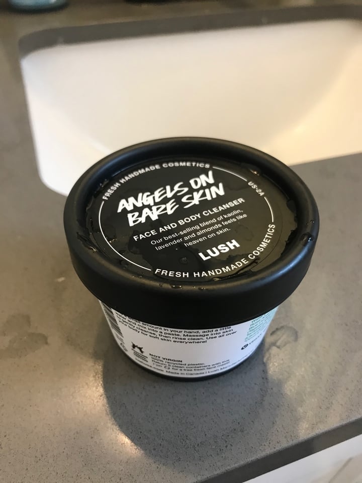 photo of LUSH Fresh Handmade Cosmetics Angels on Bare Skin shared by @curvycarbivore on  23 Mar 2020 - review