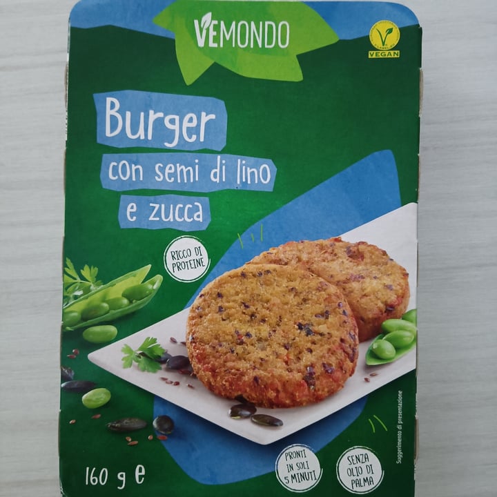 photo of Vemondo  Burger Semi di Lino e Zucca shared by @daniela94 on  03 Nov 2022 - review