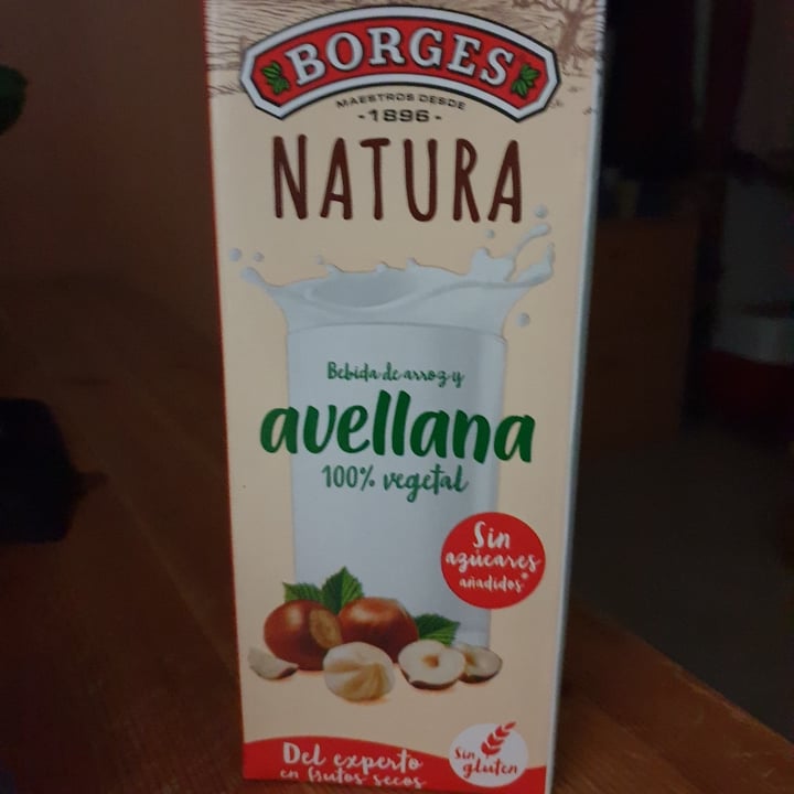 review photo of Borges Bebida de Arroz y Avellanas shared by @veggieleni on 07 Jun 2021 - review