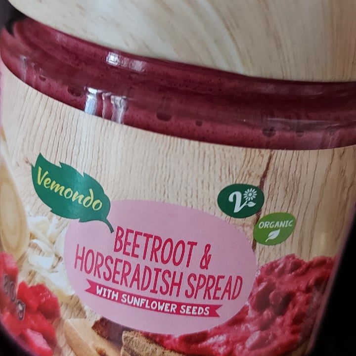 photo of Vemondo Beetroot and horseradish spread shared by @skito1987 on  09 Aug 2021 - review