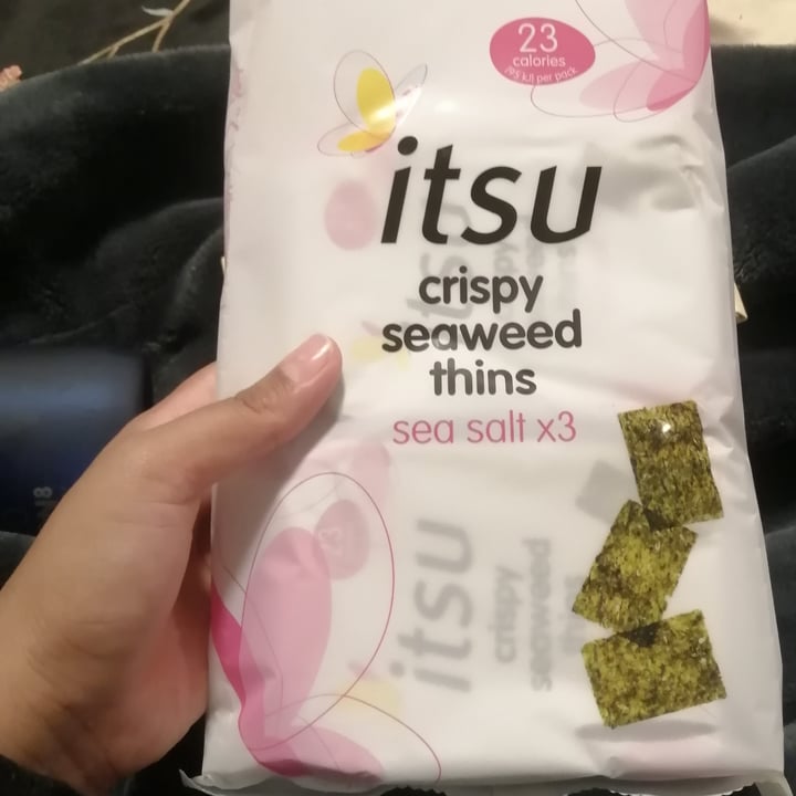 photo of itsu crispy seaweed thins sea salt shared by @halimashah on  20 Dec 2021 - review