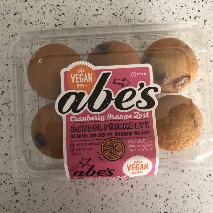 photo of Abe's Vegan Muffins Cranberry Orange Zest Mini Muffins shared by @clarendiee on  26 May 2020 - review
