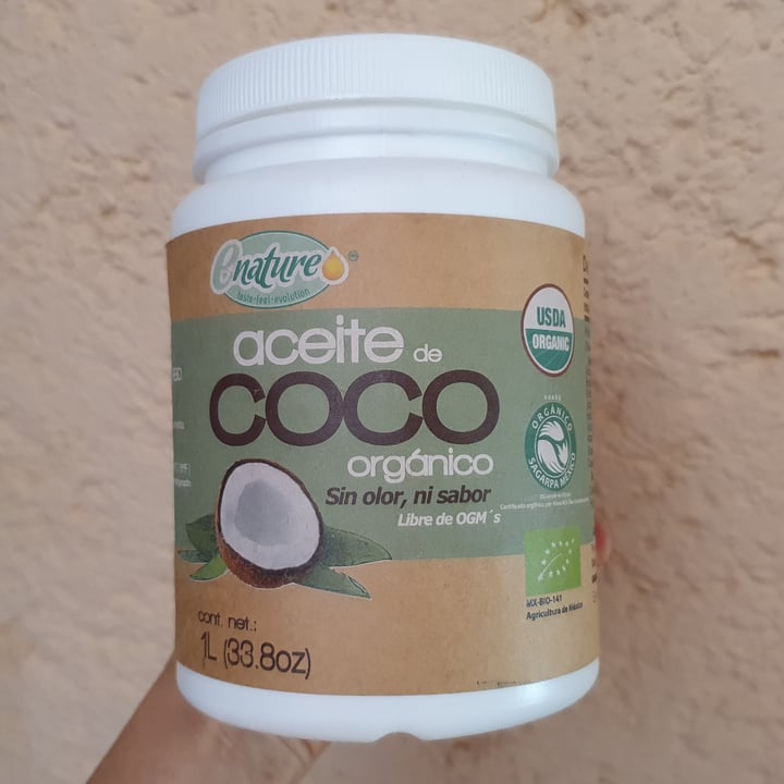 review photo of enature Aceite De Coco Orgánico shared by @lydiavinals on 12 Jun 2022 - review