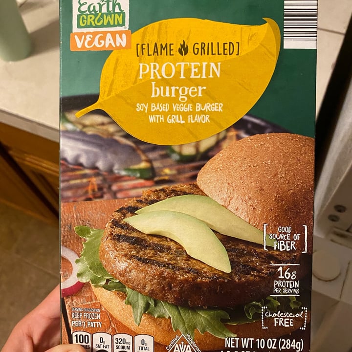 photo of Earth Grown Flame Grilled Protein Burger shared by @sandra741219 on  23 Aug 2021 - review