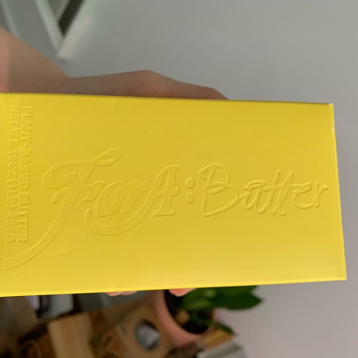 photo of ForA : Butter vegan butter shared by @mellygarv on  05 Nov 2021 - review