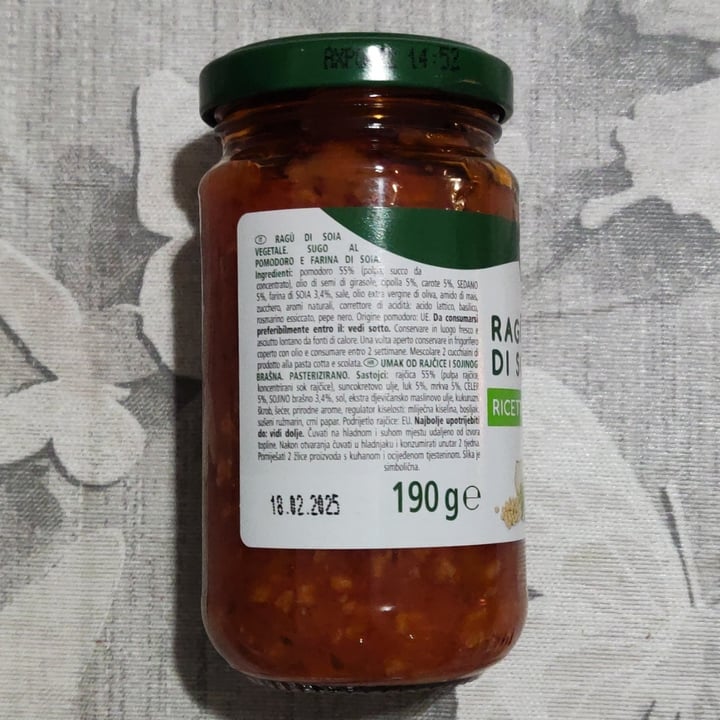 review photo of Fior di Natura Ragù di soia shared by @nocciola on 15 Mar 2022 - review