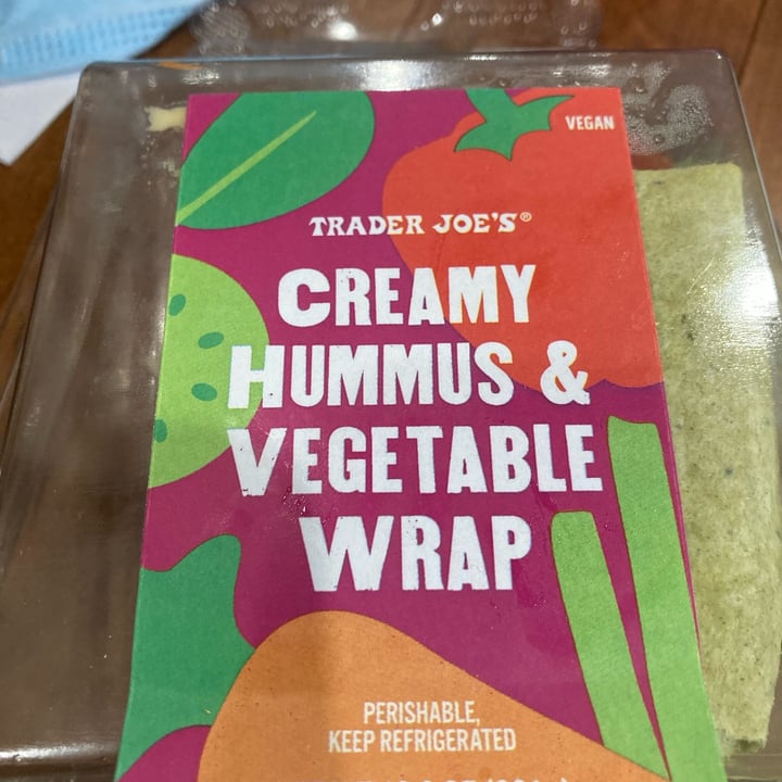 review photo of Trader Joe's Creamy hummus and veggie wrap shared by @anparker on 30 May 2022 - review