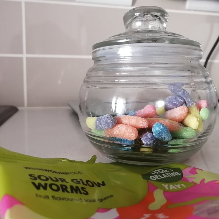photo of Woolworths Food Sour glow worms shared by @michelleg on  15 Aug 2021 - review