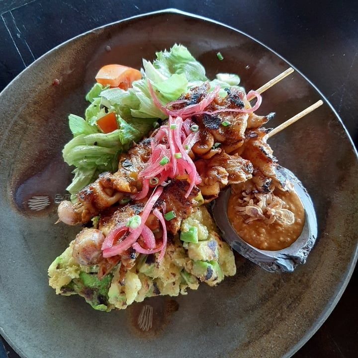 photo of Moksa Plant-based Restaurant & Permaculture Garden Sate Kebab shared by @plantsfeelthough on  03 Jun 2020 - review