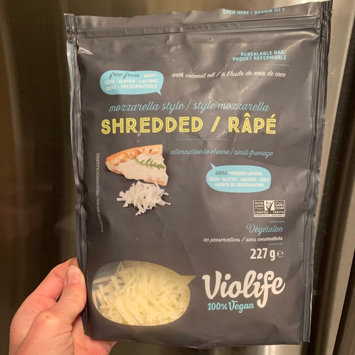 photo of Violife Mozzarella Shreds shared by @ingridpar on  23 Oct 2021 - review