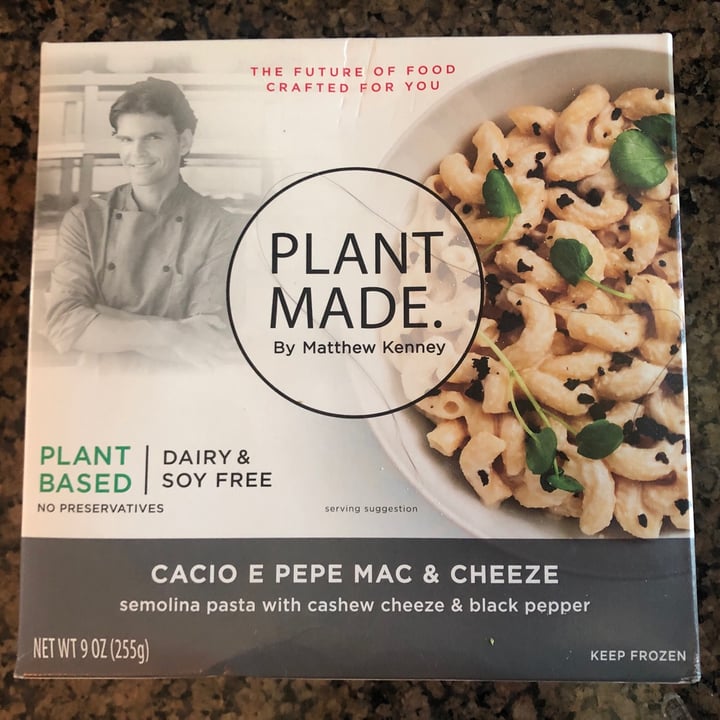 photo of Plant made Cacio e Pepe Mac & cheeze shared by @karenasp on  15 Jul 2020 - review