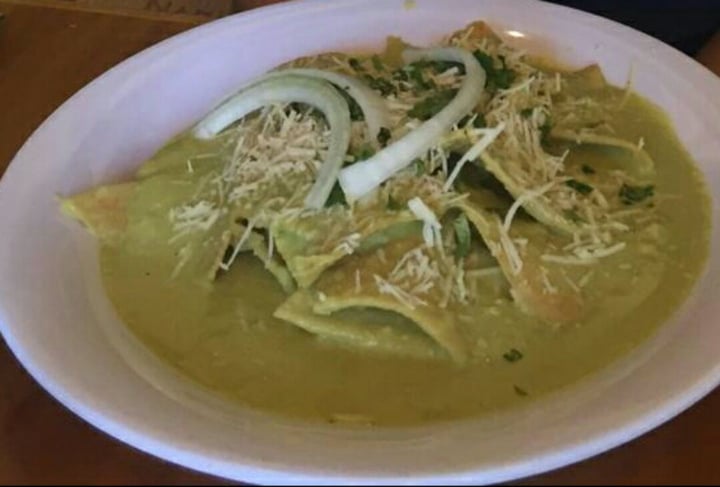 photo of Nadis Go Vegan Chilaquiles Verdes shared by @annamoca on  04 Jan 2020 - review
