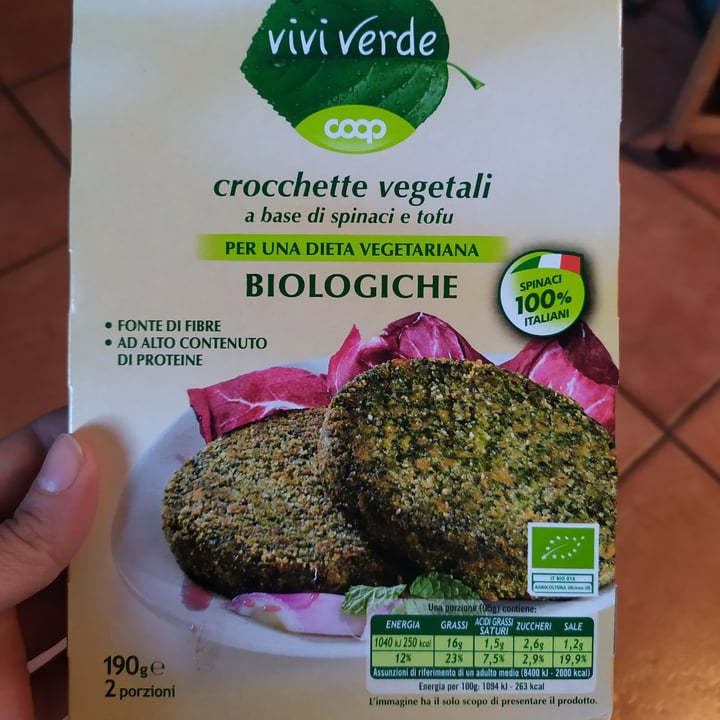 review photo of Vivi Verde Coop Crocchette vegetali Di Spinaci E Tofu shared by @aletheya on 28 Apr 2022 - review