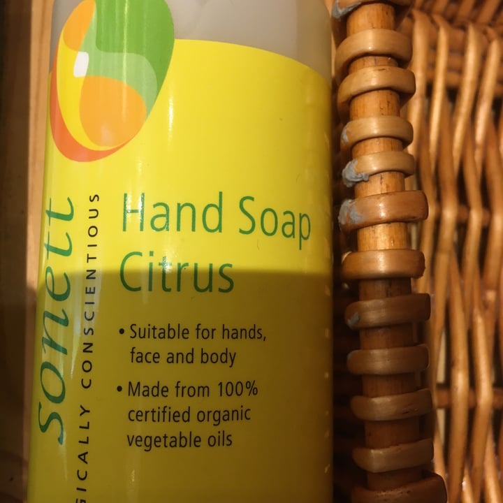photo of Sonett Citrus hand soap shared by @thisisfun on  27 Jun 2020 - review